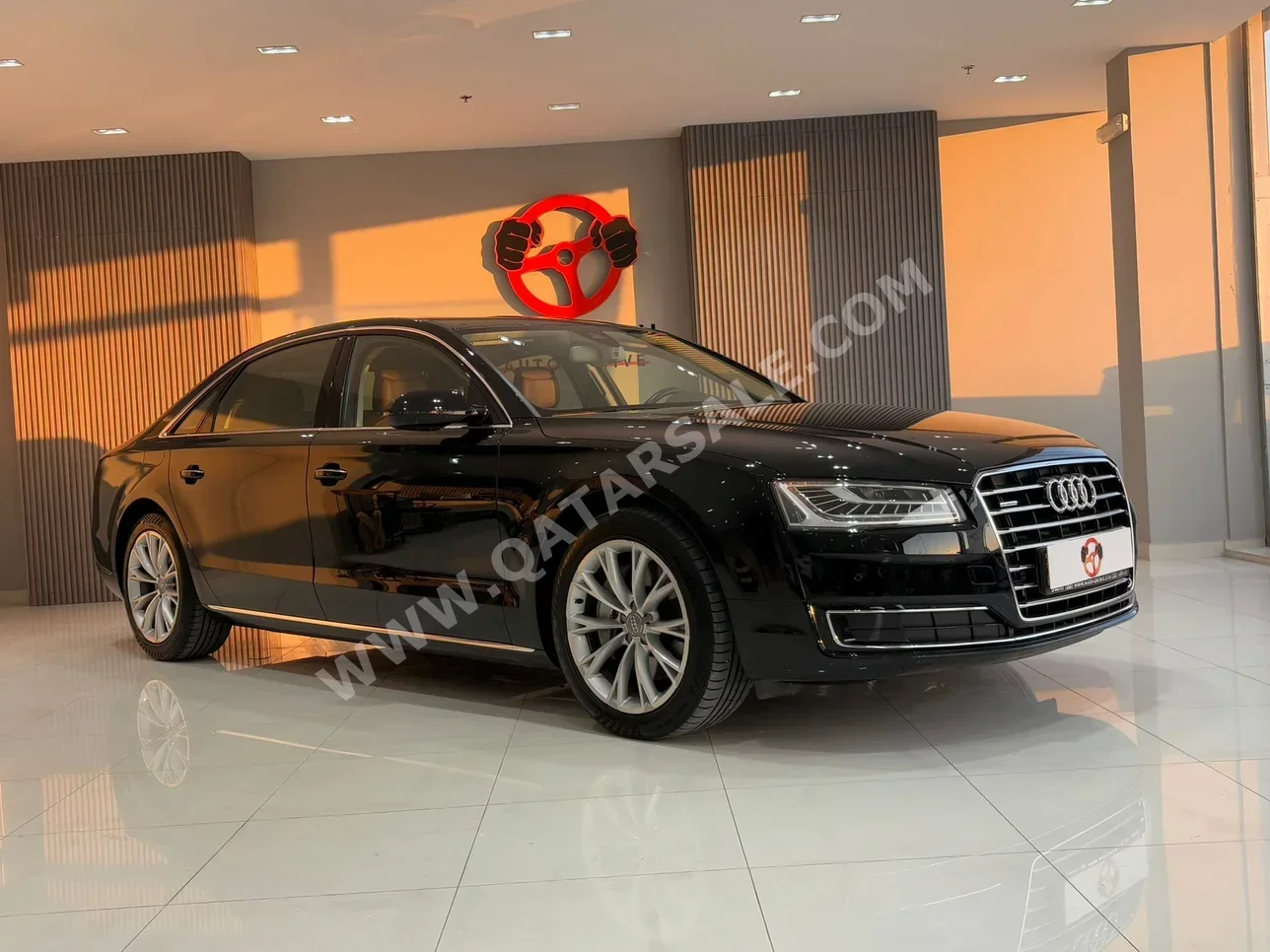 Audi  A8  L  2017  Automatic  27,000 Km  6 Cylinder  All Wheel Drive (AWD)  Sedan  Black