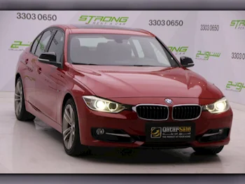 BMW 3-Series 328i Red 2015 For Sale in Qatar