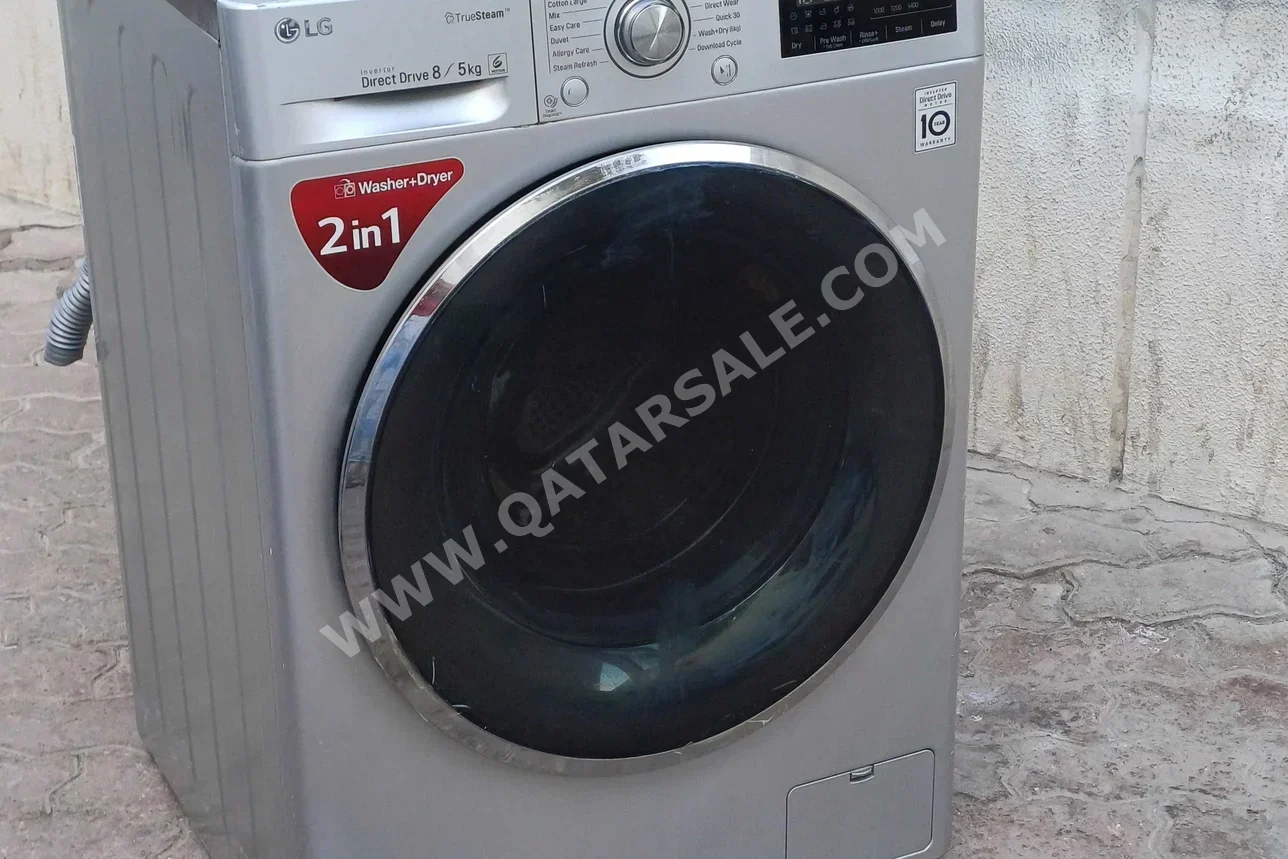 مجموعات الغسالات والمجففات ال جي \  8 كغ  حسب الطلب  مع التسليم  مع التركيب  غسالة تحميل أمامي  كهرباء