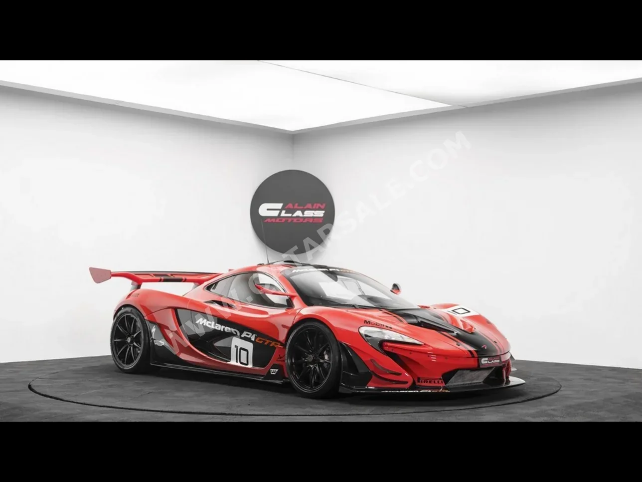 Mclaren  P1  GTR  2015  Automatic  160 Km  8 Cylinder  Rear Wheel Drive (RWD)  Coupe / Sport  Black and Red