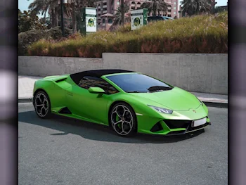 Lamborghini  Huracan  EVO  2024  F-1  700 Km  12 Cylinder  Rear Wheel Drive (RWD)  Coupe / Sport  Green  With Warranty