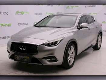  Infiniti  Q  30  2018  Automatic  69,000 Km  4 Cylinder  Front Wheel Drive (FWD)  SUV  Silver  With Warranty