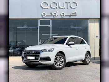 Audi  Q5  45 TFSI  2018  Automatic  93,000 Km  6 Cylinder  All Wheel Drive (AWD)  SUV  White