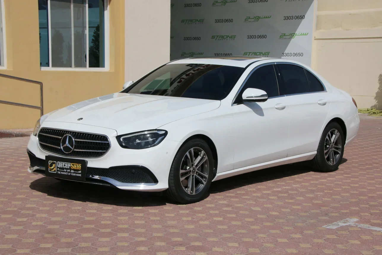 Mercedes-Benz  E-Class  200  2021  Automatic  80,000 Km  4 Cylinder  Rear Wheel Drive (RWD)  Sedan  White