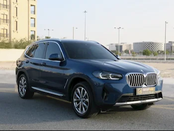 BMW  X-Series  X3  2022  Automatic  18,500 Km  4 Cylinder  Four Wheel Drive (4WD)  SUV  Dark Blue  With Warranty