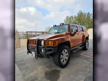 Hummer  H3  2007  Manual  75,000 Km  5 Cylinder  Four Wheel Drive (4WD)  Hatchback  Orange