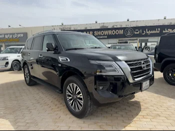 Nissan  Patrol  LE  2024  Automatic  400 Km  8 Cylinder  Four Wheel Drive (4WD)  SUV  Black  With Warranty