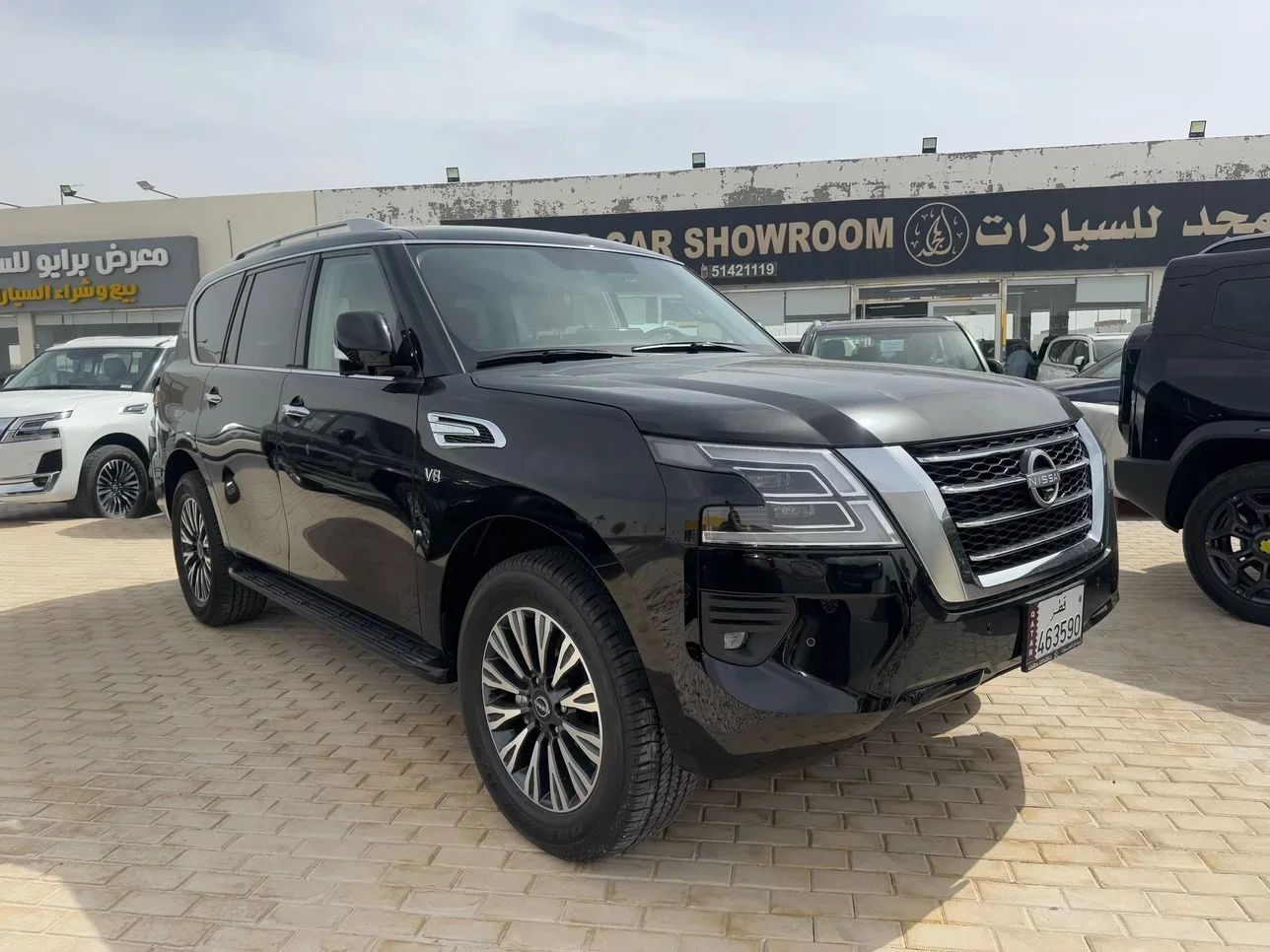 Nissan  Patrol  LE  2024  Automatic  400 Km  8 Cylinder  Four Wheel Drive (4WD)  SUV  Black  With Warranty