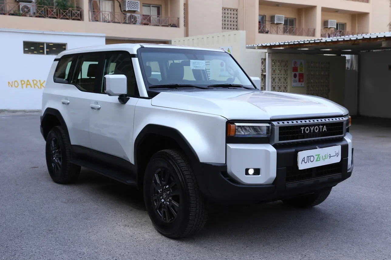 Toyota  Prado  TX Turbo  2024  Automatic  6,300 Km  4 Cylinder  Four Wheel Drive (4WD)  SUV  White  With Warranty