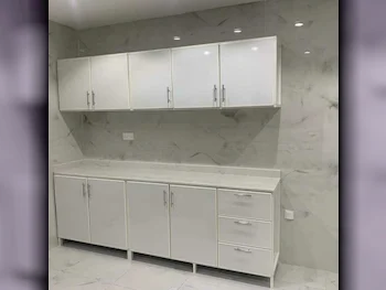 Kitchen Cabinets & Drawers - White  - Qatar