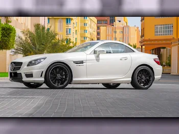 مرسيدس - بنز  اس ال كيه  55 AMG  2013  اوتوماتيك  120,000 كم  6 سلندر  دفع خلفي  كشف  أبيض