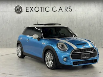 Mini  Cooper  S  2018  Automatic  65,000 Km  4 Cylinder  Front Wheel Drive (FWD)  Hatchback  Blue