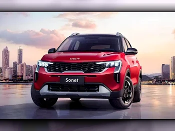 Kia  SONET  4 Cylinder  SUV 4x4  Red  2024