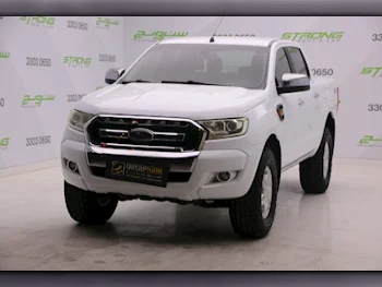 Ford  Ranger  2016  Manual  33,000 Km  4 Cylinder  Four Wheel Drive (4WD)  Pick Up  White