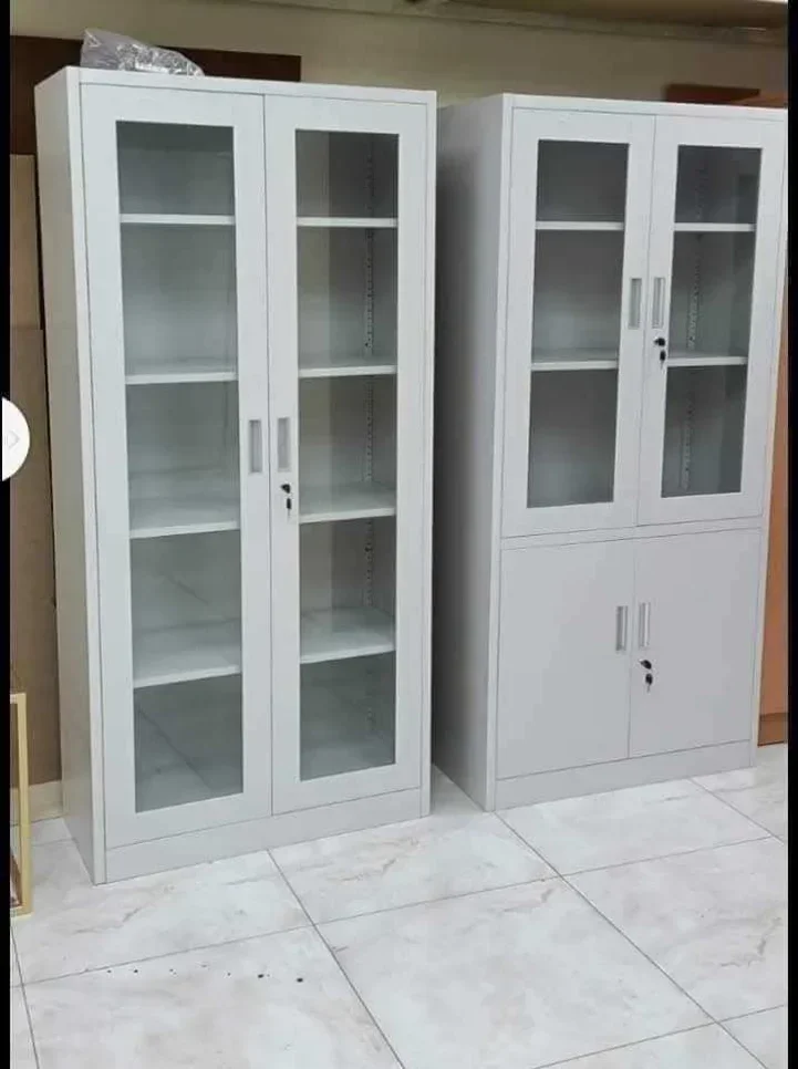 مكتبات و وحدات رفوف - اللون الرمادي