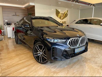 BMW  X-Series  X6 40i  2024  Automatic  7,000 Km  6 Cylinder  All Wheel Drive (AWD)  SUV  Dark Blue  With Warranty