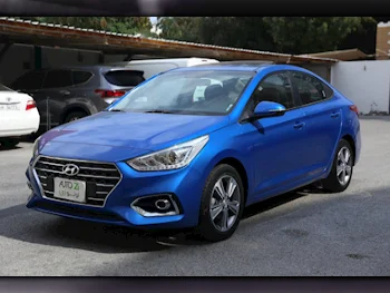 Hyundai  Accent  2020  Automatic  19,400 Km  4 Cylinder  Front Wheel Drive (FWD)  Sedan  Blue