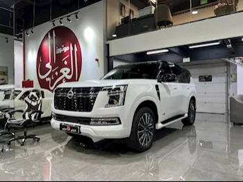 Nissan  Patrol  Platinum turbo  2025  Automatic  3,000 Km  6 Cylinder  Four Wheel Drive (4WD)  SUV  Pearl  With Warranty
