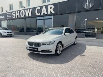 BMW  7-Series  730 Li  2018  Automatic  117,000 Km  6 Cylinder  Rear Wheel Drive (RWD)  Sedan  White