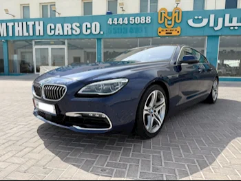 BMW  6-Series  640i Gran Coupe  2016  Automatic  102,000 Km  6 Cylinder  Rear Wheel Drive (RWD)  Coupe / Sport  Blue