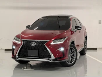 Lexus  RX  350 F Sport  2016  Automatic  129,000 Km  6 Cylinder  Four Wheel Drive (4WD)  SUV  Red