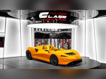 ماكلارين  ايلفا  رودستر  2021  اوتوماتيك  0 كم  8 سلندر  دفع كلي مستمر  كشف  برتقالي