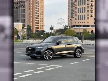 Audi  Q5  45 TFSI Quattro S-Line  2023  Automatic  15,000 Km  6 Cylinder  All Wheel Drive (AWD)  SUV  Gray  With Warranty