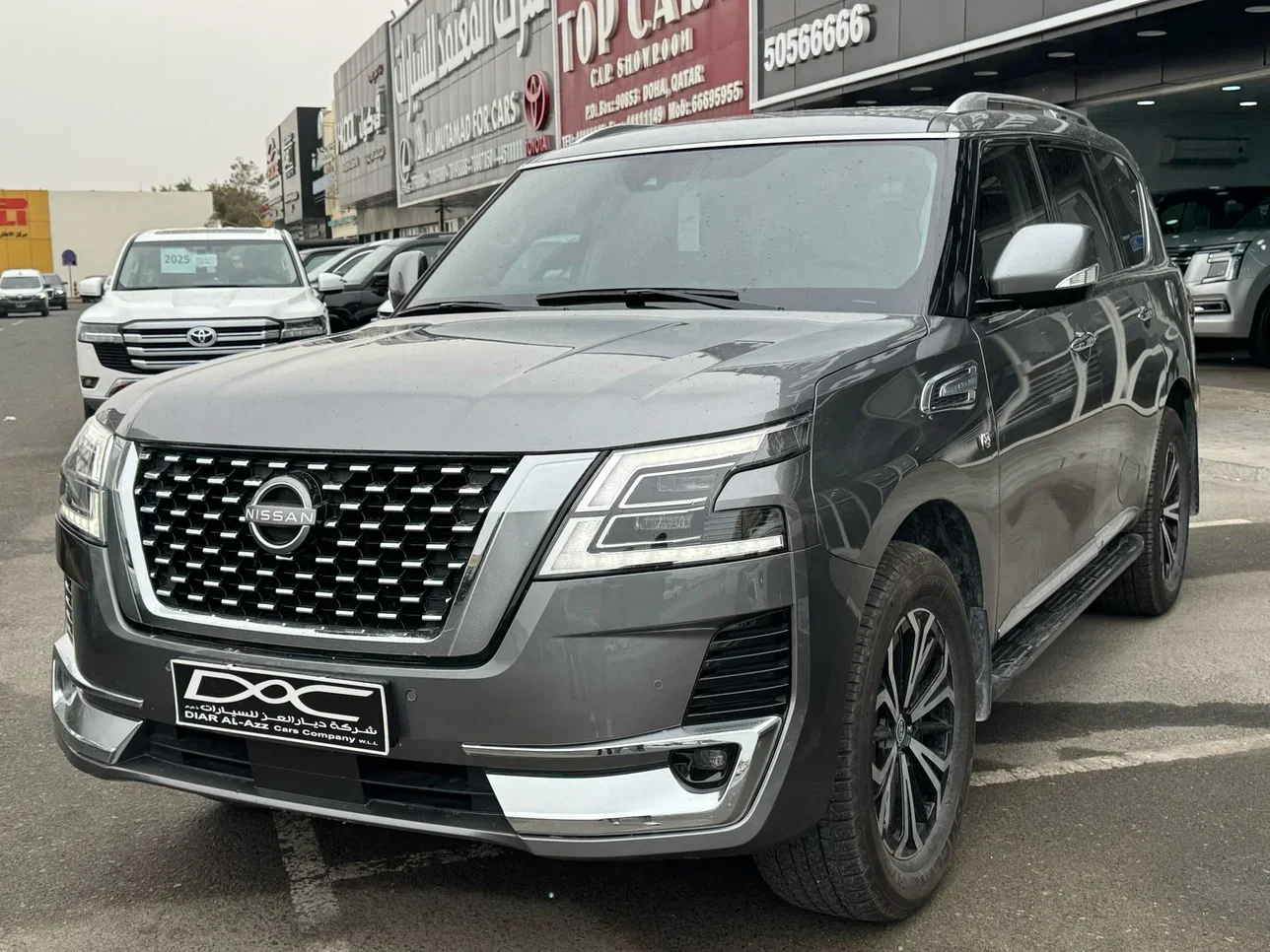 Nissan  Patrol  Titanium  2023  Automatic  31,000 Km  8 Cylinder  Four Wheel Drive (4WD)  SUV  Gray  With Warranty