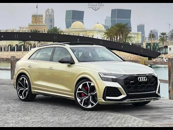 Audi  Q8  RS  2022  Automatic  20,700 Km  8 Cylinder  Four Wheel Drive (4WD)  SUV  Gold  With Warranty