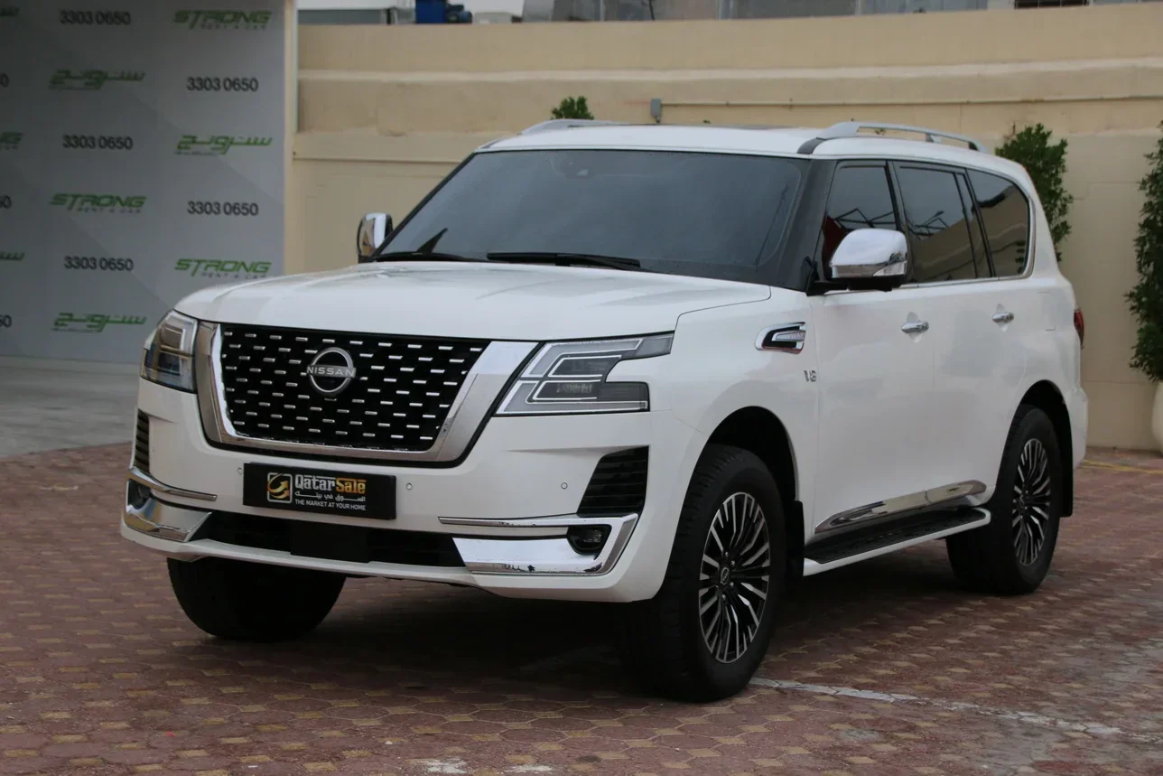 Nissan  Patrol  Platinum turbo  2023  Automatic  16,000 Km  6 Cylinder  Four Wheel Drive (4WD)  SUV  Pearl  With Warranty