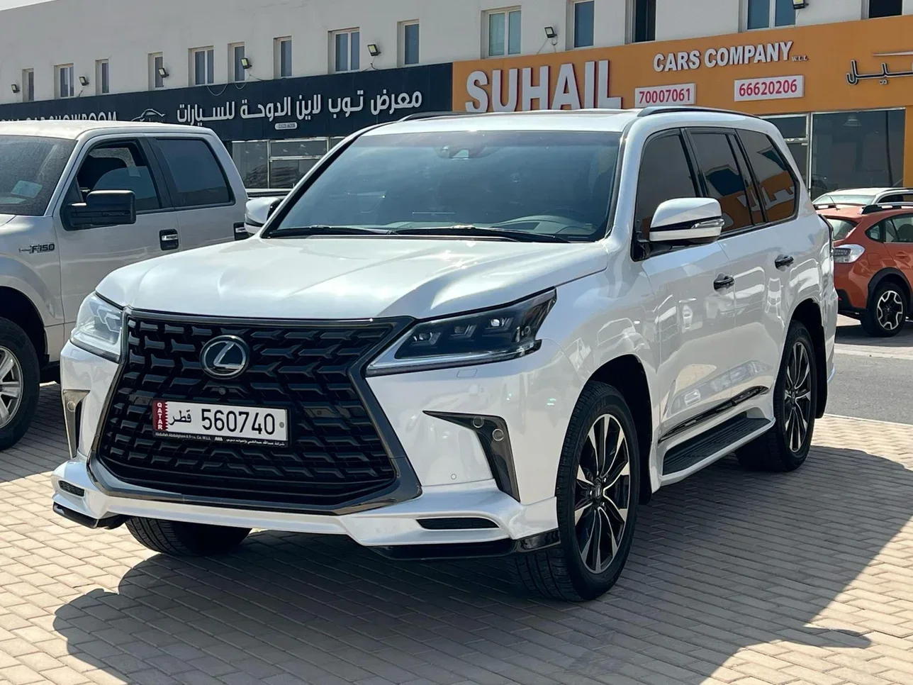 Lexus  LX  570 S Black Edition  2020  Automatic  82,000 Km  8 Cylinder  Four Wheel Drive (4WD)  SUV  White