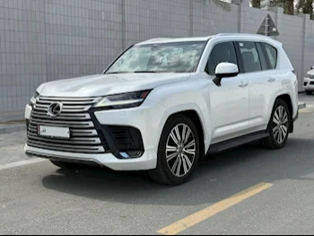 Lexus  LX  600 Luxury  2023  Automatic  74,000 Km  6 Cylinder  Four Wheel Drive (4WD)  SUV  White  With Warranty