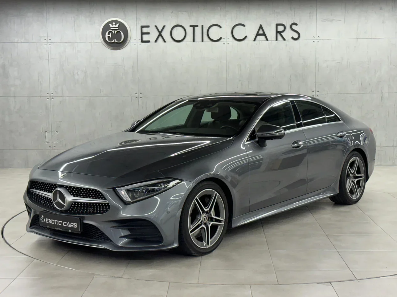 Mercedes-Benz  CLS  350 AMG  2019  Automatic  74,000 Km  4 Cylinder  Rear Wheel Drive (RWD)  Sedan  Gray