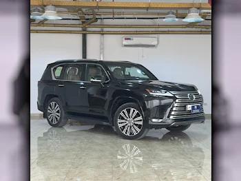 Lexus  LX  600 Luxury  2024  Automatic  64,000 Km  6 Cylinder  Four Wheel Drive (4WD)  SUV  Black  With Warranty