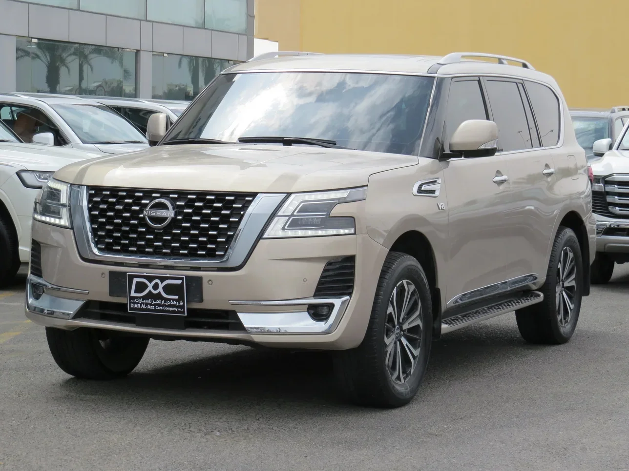 Nissan  Patrol  Titanium  2022  Automatic  54,000 Km  6 Cylinder  Four Wheel Drive (4WD)  SUV  Gold