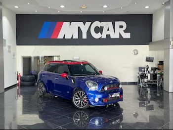 Mini  Cooper  CountryMan JCW  2015  Automatic  105,000 Km  4 Cylinder  All Wheel Drive (AWD)  Hatchback  Blue