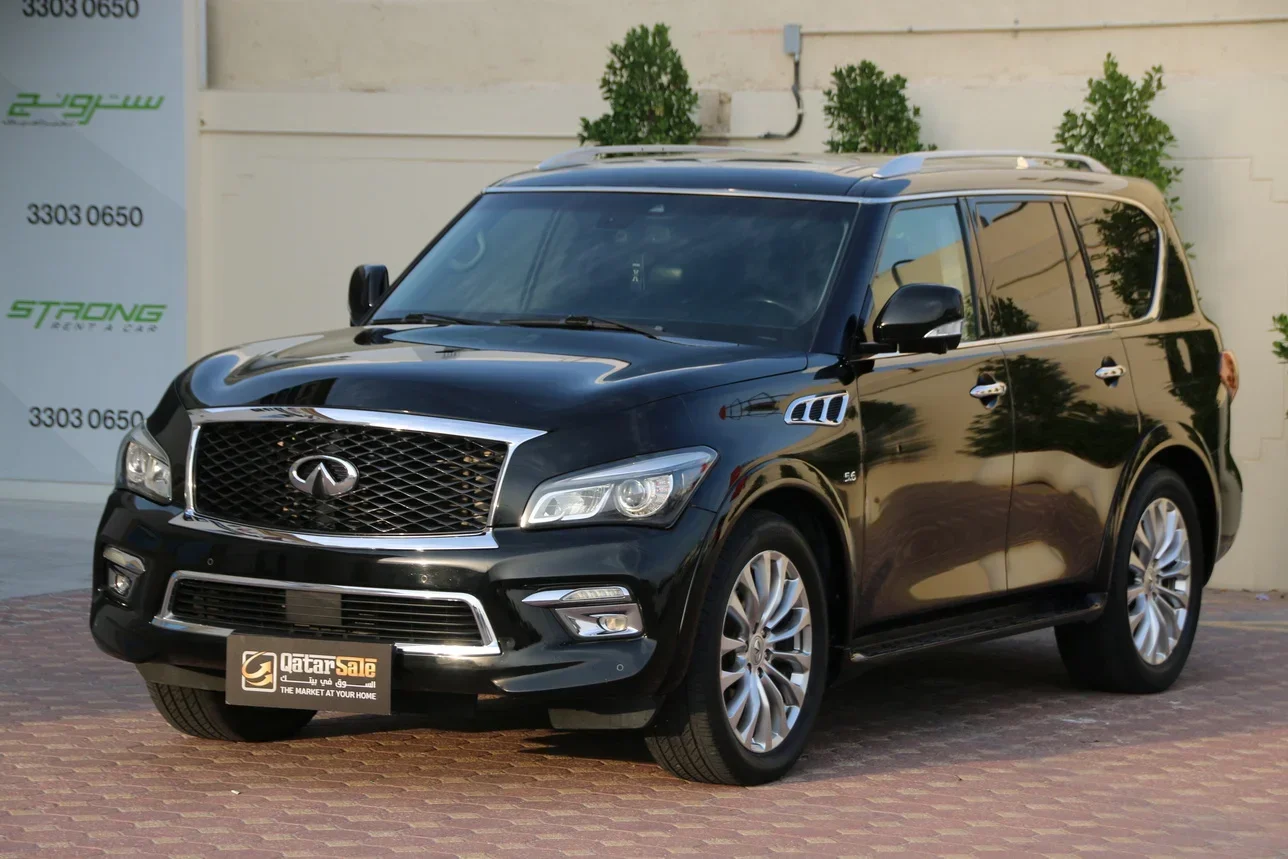 Infiniti  QX  80  2017  Automatic  141,000 Km  8 Cylinder  Four Wheel Drive (4WD)  SUV  Black