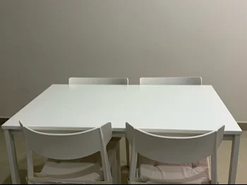 Dining Table with Chairs  - IKEA  - White  - Germany  - 4 Seats