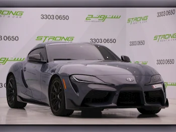 Toyota  Supra  GR  2023  Manual  4,000 Km  6 Cylinder  Rear Wheel Drive (RWD)  Coupe / Sport  Gray