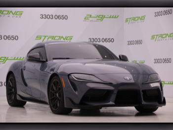 Toyota  Supra  GR  2023  Manual  5,000 Km  6 Cylinder  Rear Wheel Drive (RWD)  Coupe / Sport  Gray