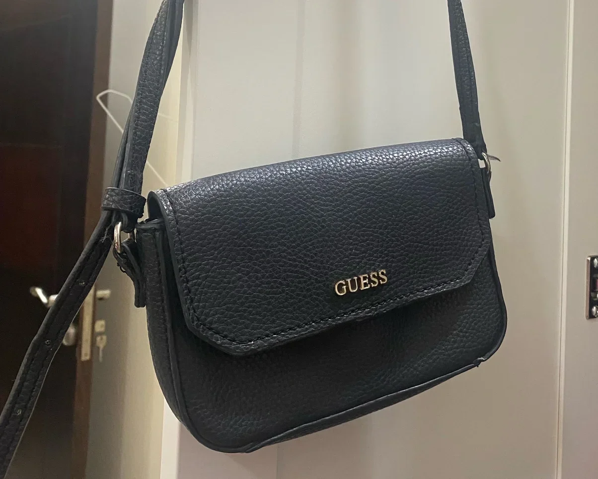 Bags  - Guess  - Black  - Genuine Leather  - For Women