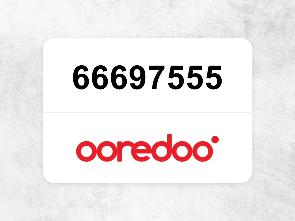 Ooredoo Mobile Phone  66697555