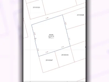 اراضي للبيع في الدوحة  - المنصورة  -المساحة 483 متر مربع