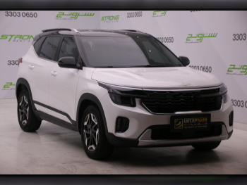 Kia  Seltos  2024  Automatic  17,000 Km  4 Cylinder  Rear Wheel Drive (RWD)  SUV  White  With Warranty
