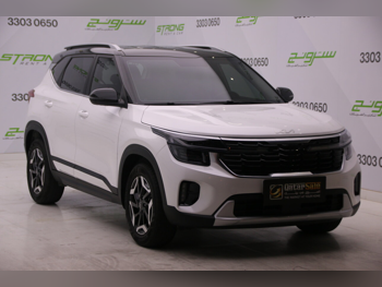 Kia  Seltos  2024  Automatic  21,000 Km  4 Cylinder  Rear Wheel Drive (RWD)  SUV  White  With Warranty