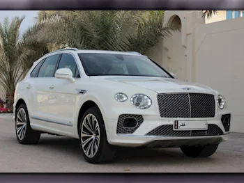 Bentley  Bentayga  2021  Automatic  81,000 Km  8 Cylinder  Four Wheel Drive (4WD)  SUV  White