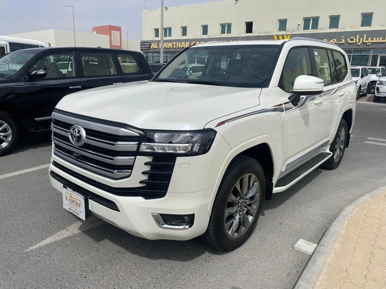 Toyota  Land Cruiser  GXR Twin Turbo  2024  Automatic  13,000 Km  6 Cylinder  Four Wheel Drive (4WD)  SUV  White  With Warranty