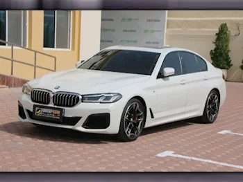 BMW  5-Series  540i  2021  Automatic  35,000 Km  6 Cylinder  Rear Wheel Drive (RWD)  Sedan  White  With Warranty