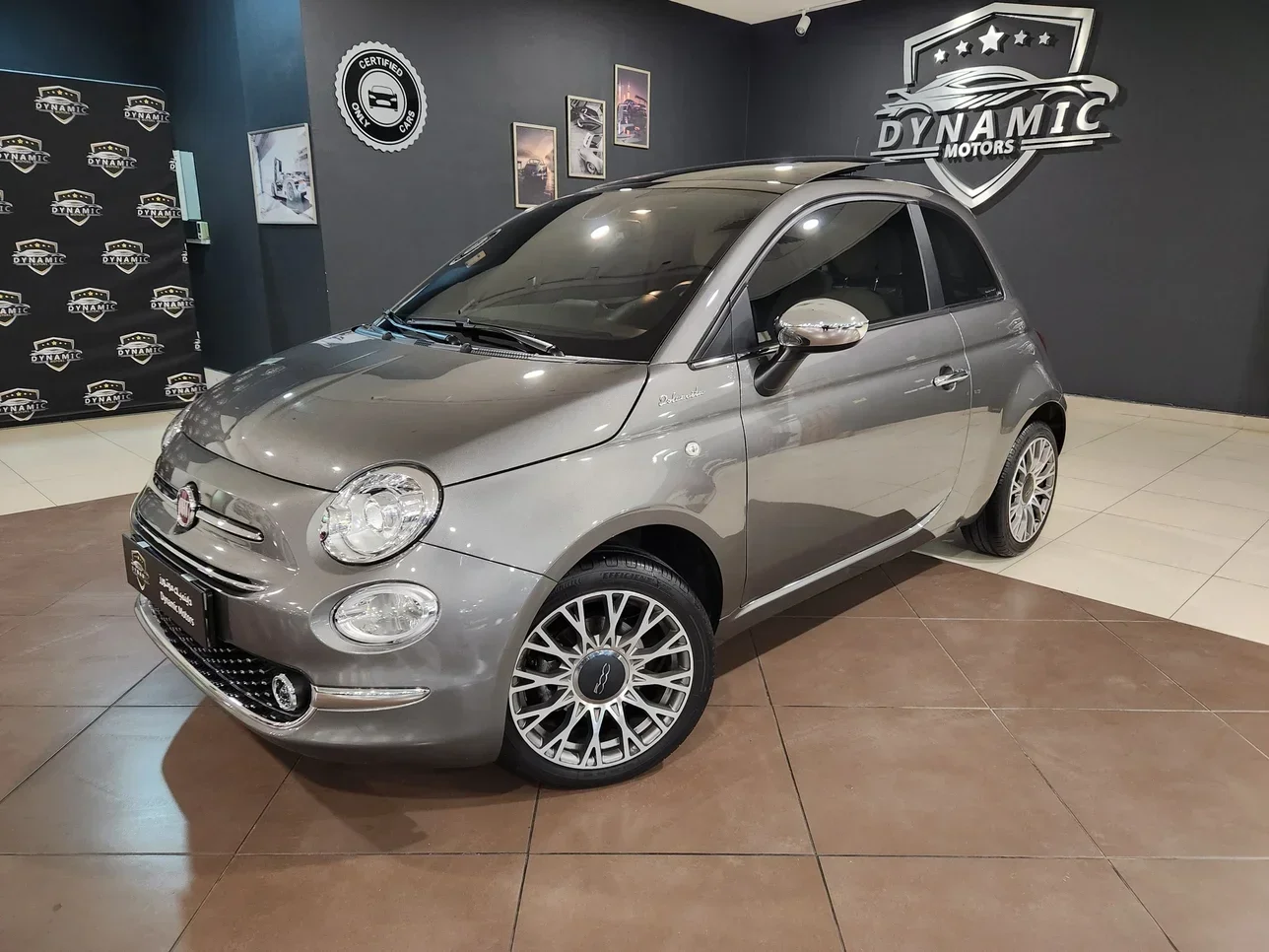 Fiat  500  Dolcevita  2023  Automatic  15,000 Km  4 Cylinder  Front Wheel Drive (FWD)  Hatchback  Gray  With Warranty