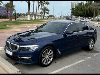 BMW  5-Series  520i  2019  Automatic  92,000 Km  4 Cylinder  Rear Wheel Drive (RWD)  Sedan  Dark Blue  With Warranty